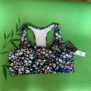 GapFit floral print sports bra.